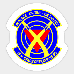 19the Space Operations Squadron Logo Sticker